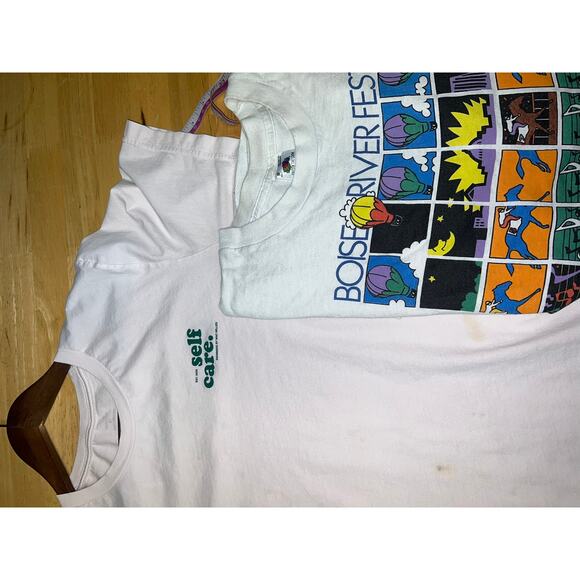 Mac Miller Self Care Shirt Swimming By Mac Miller Stained Pink Faded Tee Large - Picture 10 of 13